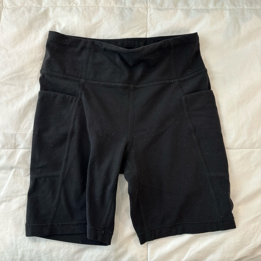 Athleta girls biker shorts